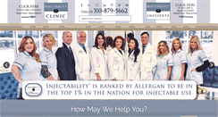 Desktop Screenshot of injectabilityclinic.com